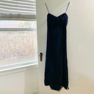 Dark Navy Amsale Bridesmaid Dress
